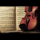 violin and sheet music